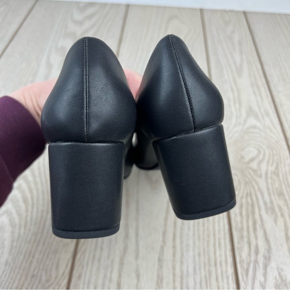 Easy Street Proper Women's High Heels 7.5W Black Faux Leather $60 - Picture 8 of 9